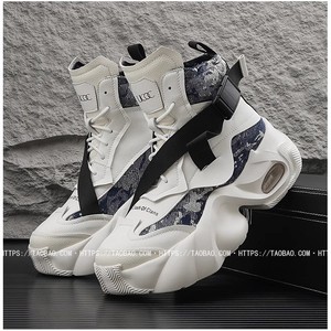 New High Cut Thick Sole Height Increasing <strong>Outdoor</strong> Fashionable Casual <strong>Shoes</strong>, Running Sports <strong>Basketball</strong> <strong>Shoes</strong> - Product Image 4