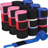 Bandages de boxe BM respirants unisexes personnalisables en coton élastique pour la protection en MMA, le kickboxing et le Muay Thai, fabriqués en Chine