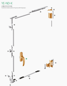Sistema de ventana de inclinación y giro, con ranura K, tipo bisagra, a buen <span class=keywords><strong>precio</strong></span> de fábrica - Product Image 1