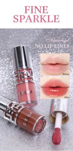 Gloss à lèvres scintillant personnalisable MLM, effet miroir, longue tenue, couleur changeante, facile à appliquer, cosmétiques véganes pour les lèvres, maquillage végétalien pour les lèvres - Product Image 4