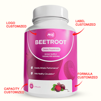 Complément alimentaire en capsules d'extrait de betterave naturel végétalien 1300 mg, améliore l'énergie, soutient la santé cardiaque, capsules de betterave