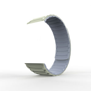 Huanlong ยางซิลิโคนแม่เหล็กสองสี I Watch 7/8/9/10อัลตร้า2 42/44/45/49มม. สำหรับ Apple Watch STRAP - Product Image 5