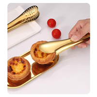 Pinces de cuisine en acier inoxydable pour barbecue, idéales pour les buffets, restaurants et cuisines, compatibles lave-vaisselle
