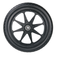Roue pleine anti-crevaison en mousse de polyuréthane PU 16x1.75 pouces pour remorque de vélo, roue de fauteuil roulant, roue pivotante – Vente en gros