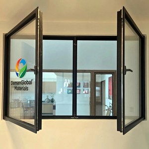 หน้าต่างบานเลื่อนอลูมิเนียมอัลลอยด์แบบรวมรุ่น GREATMEN  ขอบบางพิเศษ  พร้อมฉนวนกันความร้อน กระจกสองชั้น ป้องกันพายุเฮอริเคน ประหยัดพ<span class=keywords><strong>ลัง</strong></span>งาน - Product Image 1