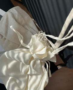 Bolsa de Tela Pequeña de Algodón con Cordón y Logotipo Personalizado - Product Image 5