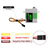 Servomoteur numérique à engrenages métalliques PTK 9495 MG-D 20g pour modèles RC DIY, voitures, avions, robots, unisexe, 14 ans et plus, polyvalent pour planeurs