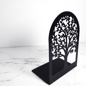 Metal Bookends MS Metal <b>Book</b> Holder Stand Organizer <b>for</b> <b>Books</b> Files Magazines Office Home Study Table Bedroom Black - Product Image 4