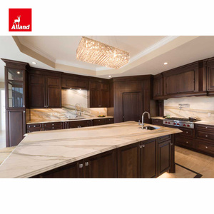 Alland Kitchenette Mid Century Estilo rústico Despensa Organizador Armarios Madera antigua Madera maciza Diseño vintage Gabinete de <span class=keywords><strong>cocina</strong></span> - Product Image 4