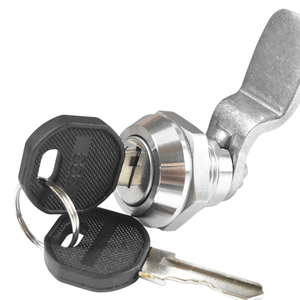 Durable Zinc Plated Compression Quarter Turn Latch Key <b>Lock</b> Type Anti‑Rust for Control Panel Industrial Steel <b>Door</b> <b>Hardware</b> - Product Image 1