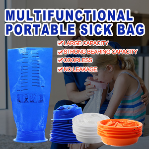 Sacs médicaux jetables portables pour urine et vomissements YURUI – Emballage d'urgence imprimé pour malades en extérieur - Product Image 2