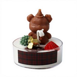 Bougie chauffe-plat artisanale en cire de soja dans un bocal en verre avec mèche <span class=keywords><strong>100</strong></span>% coton, durée de combustion de 6 à 8 heures, pour la décoration de la chambre à coucher, Noël et anniversaire - Product Image 6