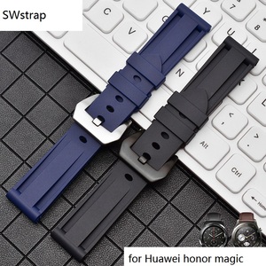 Correas de Reloj Inteligente de Silicona Suave y Plana para huawei <span class=keywords><strong>Honor</strong></span> Magic Watch <span class=keywords><strong>Fit</strong></span> - Product Image 5