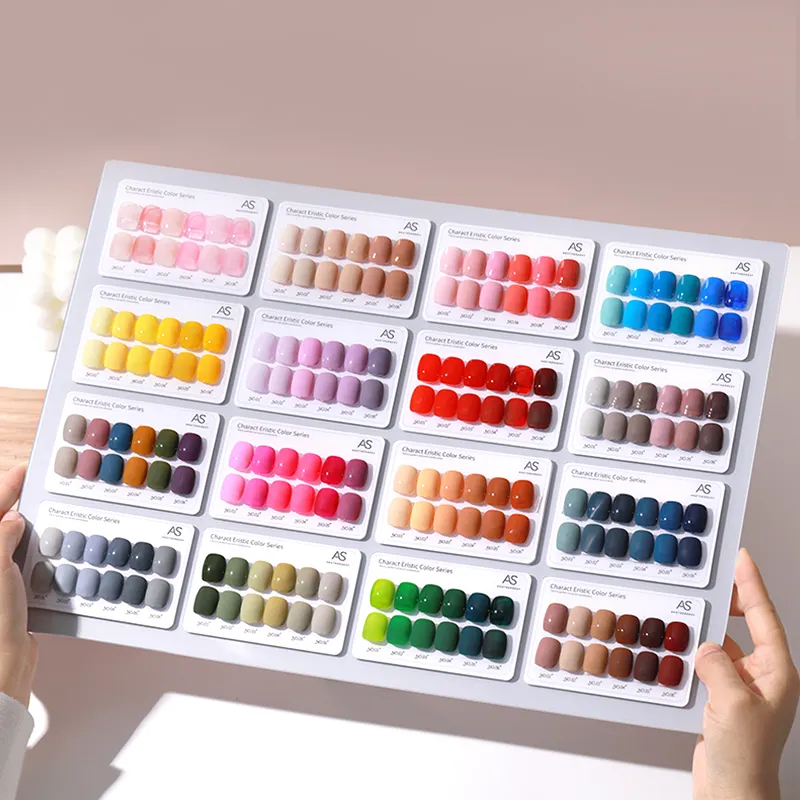 Folha de esmalte em gel para unhas, colorido 5000 cores oem/mm etiqueta privada salão de beleza profissional uv gel arte de unhas