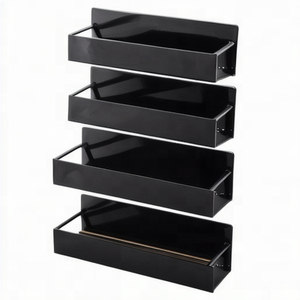 ชั้นวางเครื่องเทศแม่เหล็กแบบพับเก็บได้ติดผนังแข็งแรงทนทานโลหะอเนกประสงค์สำหรับตู้เย็น - Product Image 2