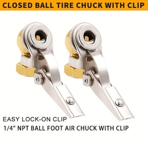 Tire Inflator Chuck Metal Internal Thread <b>Air</b> Inflator For Car Tire Repair And <b>Pump</b> Up - Product Image 5