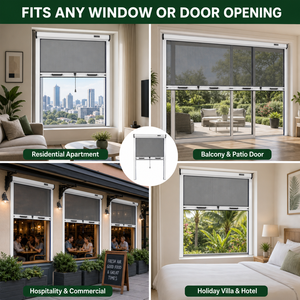 Mosquitera <span class=keywords><strong>enrollable</strong></span> para ventana con marco de aluminio, <span class=keywords><strong>malla</strong></span> retráctil de fibra de vidrio, para ventana de casa, <span class=keywords><strong>puerta</strong></span>, venta al por mayor de fábrica - Product Image 6