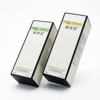 Boîte d'emballage en papier haut de gamme, minimaliste, estampillée à chaud avec du papier doré, personnalisable, avec gaufrage pour parfum et crème pour le visage