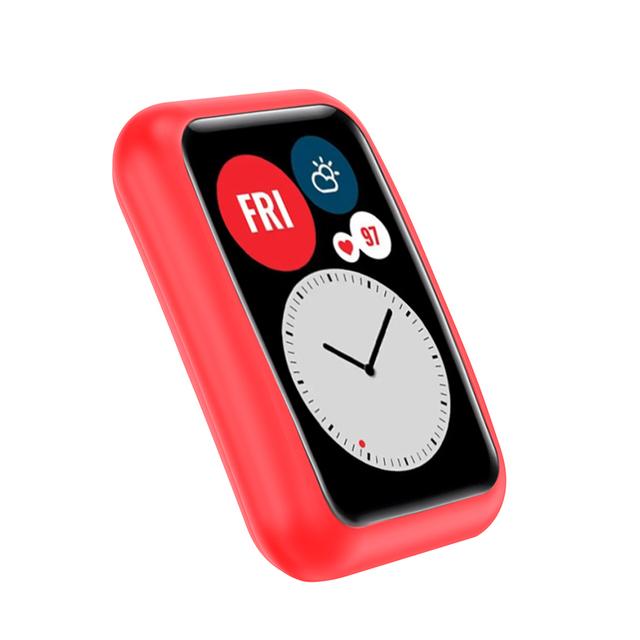 Soft Silicone Case for Huawei Watch Fit 1/2/3/4 Sport Smart Watch Protector Shell Lightweight Case Watch Accessories Man Woman