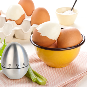 Temporizador de cocina manual de 60 minutos, cuenta regresiva <span class=keywords><strong>visual</strong></span> mecánica, alarma fuerte, temporizador de cocina de acero inoxidable para huevos - Product Image 6