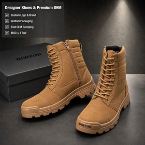 Chaussures de luxe pour hommes et femmes, bottes tactiques de haute qualité, bottes, botas, neuves - Product Image 1