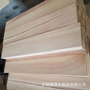 Tablas Sólidas de Madera de Paulownia, Rectangulares, Tamaño Personalizable, Paneles para Muebles, Estilo Rústico - Product Image 1
