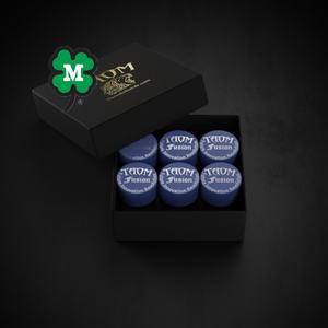 Queue de billard <span class=keywords><strong>Taom</strong></span> Pro Tip (14mm) à grosse tête Queue de billard de table noire avec manchon en fibre de verre Tête en cuir de Finlande - Product Image 5