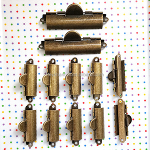Vieux Vintage 70mm 110mm Antique Laiton Bronze Multitooth Binder Clip Métal Denté Presse-papiers Clip Restaurant Menus Dent Clamp - Product Image 4