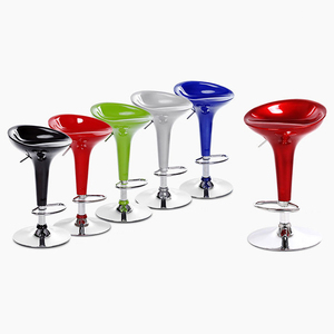 Factory Cheapest Price Chromed Base ABS <b>Seat</b> Bar Chairs Swivel Adjustable Bar <b>Stools</b> With Gas Lift - Product Image 6