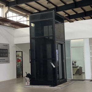 Ascenseur en verre au design moderne avec vue panoramique, fabrication en usine, <span class=keywords><strong>prix</strong></span> <span class=keywords><strong>domestique</strong></span>, capacité de <span class=keywords><strong>charge</strong></span> de 400 kg, vitesse de 0,4 m/s - Product Image 4