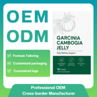 Approvisionnement d'usine : Sachets de gelée de Garcinia Cambogia HCA, formule personnalisée OEM/ODM, complément bien-être quotidien