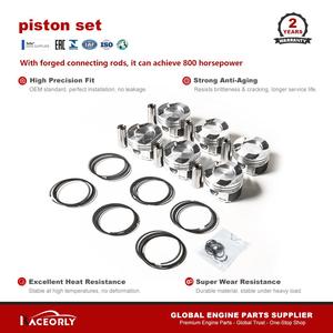 RACEORLY 11258619196 11247624615 Kit de pistons et de bielles forgés de 84,00 mm pour N55 BMW <span class=keywords><strong>335i</strong></span> 535i 640i X3 X5 3.0T - Product Image 2