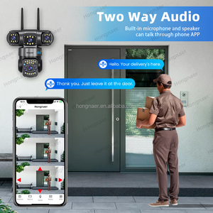 Hongnaer 12MP Wasserdichte PTZ Surveil CCTV IP-Kamera für den Außenbereich <span class=keywords><strong>3</strong></span> Objektive V380 Pro 4G Sim-Karte Netzwerk Home Security Wireless-Kamera - Product Image 5