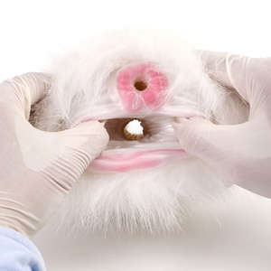 Masturbador de Vagina Artificial de Peluche GEEBA Fantasy, Masajeador de Próstata Masculino, Juguetes de Masturbación de Silicona con Doble Canal Vaginal - Product Image 4