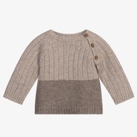 Ensemble de luxe pull et pantalon en cachemire boutonné à manches raglan épaisses