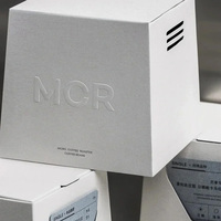 Boîte en papier personnalisée écologique pour café et snacks, estampage à chaud, recyclable, biodégradable, petite série