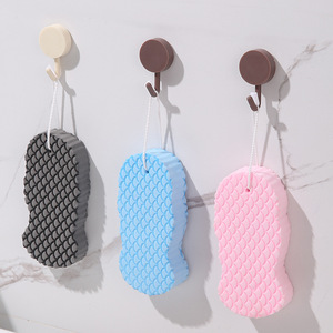 Baby <b>Bath</b> <b>Sponge</b> Fish Scale Pattern 3D Gentle Skin Scrubber For Infants 0-12 Months Bathroom Use - Product Image 1