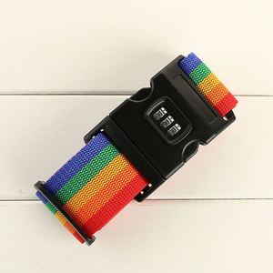 Wholesale Bulk Printed <b>Polyester</b> <b>Lanyard</b> Adjustable Travel Belt Custom Logo Personalized Nylon Luggage Strap - Product Image 6