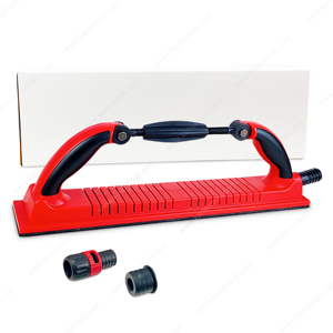 Bloque de lijado de mano ajustable, gancho y bucle de 70x400mm, extracción libre de polvo, herramienta de pulido de bloques de molienda flexible de plástico - Product Image 2