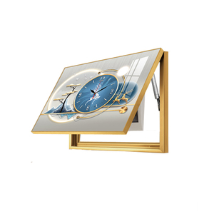 Hiện đại trang trí nội thất đồng hồ sang trọng pha lê sứ sơn nhà hàng đồng hồ điện hộp sơn trang trí đồng hồ treo tường - Product Image 6