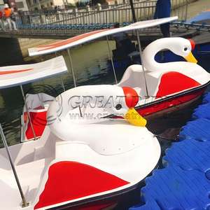 Vendita diretta in fabbrica 4 posti in vetroresina pedalò per il tempo libero altre attrezzature da gioco d'acqua in vendita - Product Image 6