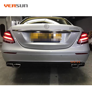 Diffusore posteriore W213 di alta qualità facelift sport back per <span class=keywords><strong>Mercedes</strong></span>-Benz classe E berlina normale <span class=keywords><strong>2016</strong></span> 2017 2018 2019 - Product Image 6