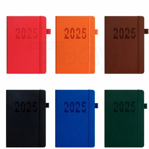 Carnet de notes/agenda à couverture rigide personnalisé avec bande élastique, grille à pois épaisse de qualité supérieure, gamme de couleurs complète, <span class=keywords><strong>2023</strong></span>-<span class=keywords><strong>2024</strong></span> - Product Image 4