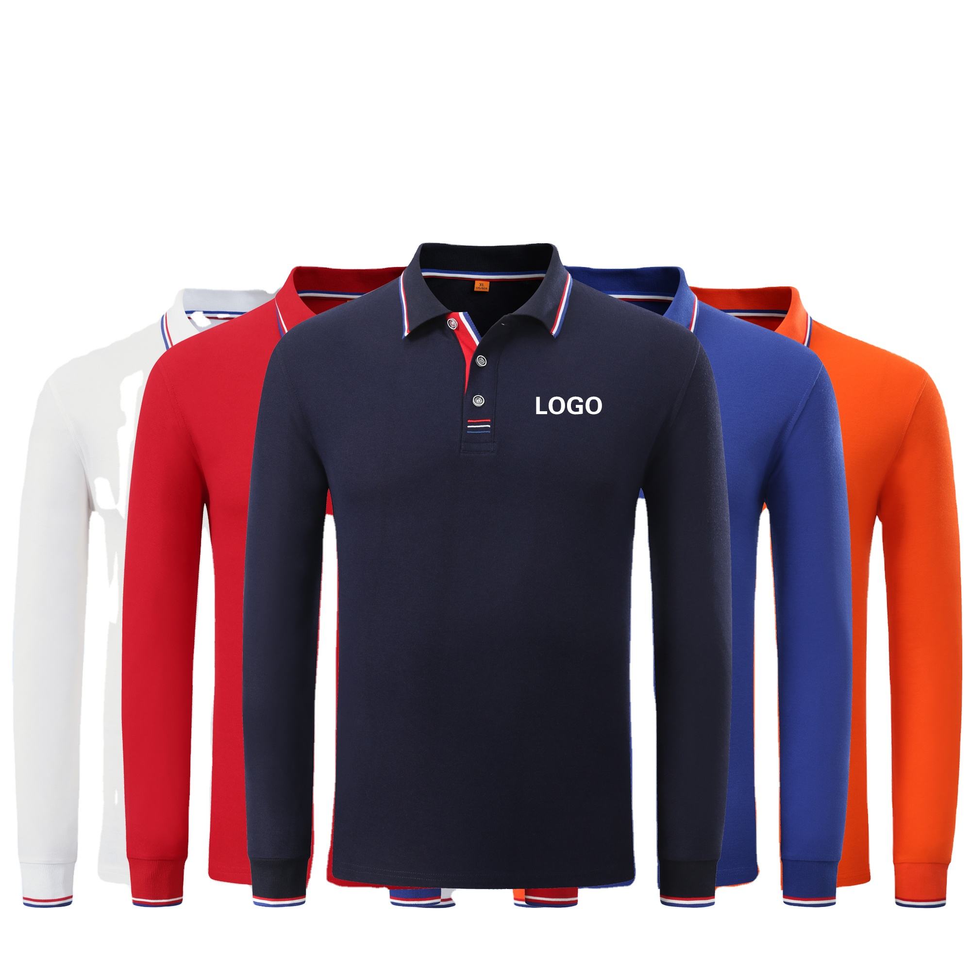 Venta al por mayor de moda de color en blanco Cvc solapa 230G ropa