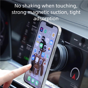 Vente en gros Support de téléphone portable rotatif pliable sans pâte à 360 ° Support magnétique sous vide pour voiture - Product Image 4