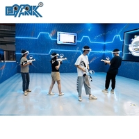 Simulador de centro de juegos de movimiento multijugador, equipo de parque temático de entretenimiento para niños VR 9D
