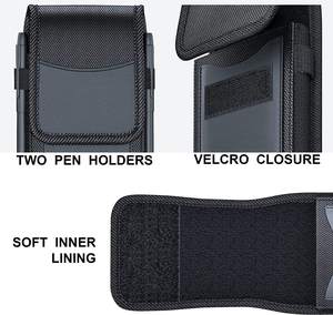 Funda Protectora Extra Grande de Nailon Resistente para Teléfono con Clip para Cinturón, Funda Magnética Compatible con Blu G93 G73 G33 <span class=keywords><strong>G53</strong></span> G63 G50 G40 - Product Image 4