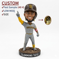 Bobblehead de baseball personnalisé, athlète personnalisé en résine, star sportive célèbre, sculpture faite à la main et peinte à la main