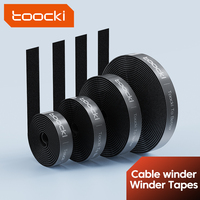 Sangle Velcro Adhésive Toocki à Découper Librement, Organisateur de Câbles en Rouleau, Liaison Forte, Attache Polyvalente pour le Tri des Câbles dans la Salle Informatique