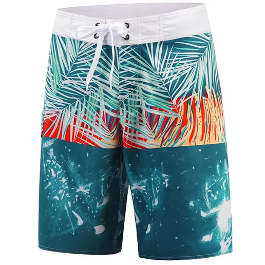 Shorts de praia de marca de verão para homens, Shorts de praia de tecido marrom, fornecedor direto por atacado